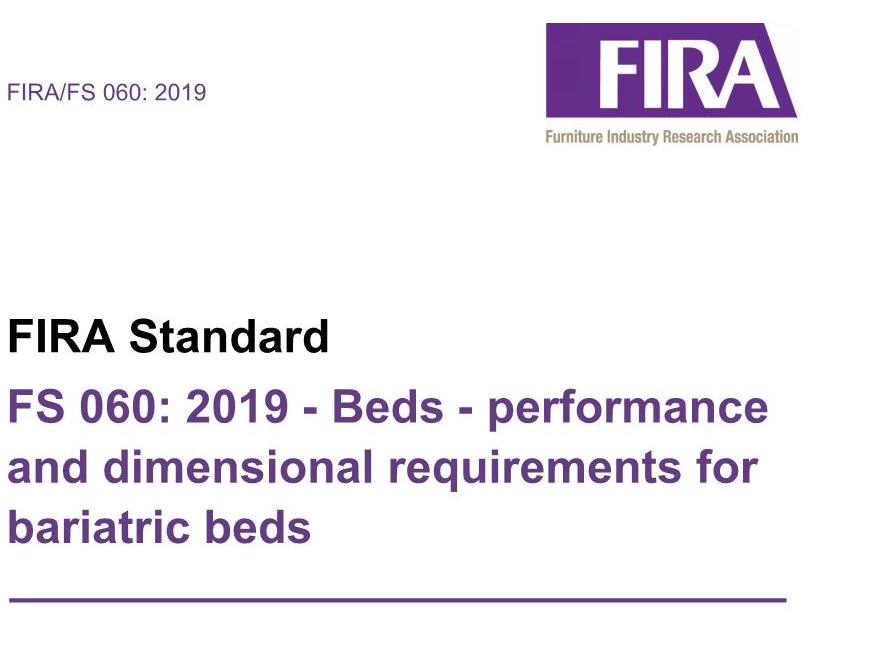 Bariatric beds design standard FS 060