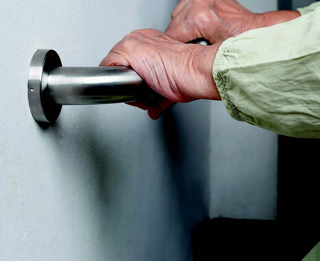 Handrails and grabrails for dementia sufferers