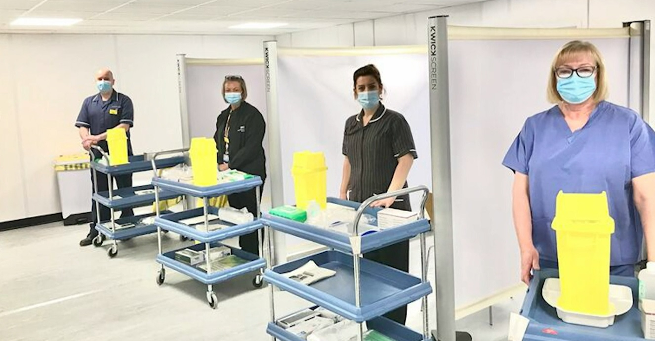 KwickScreen is being used to create additional capacity during the pandemic