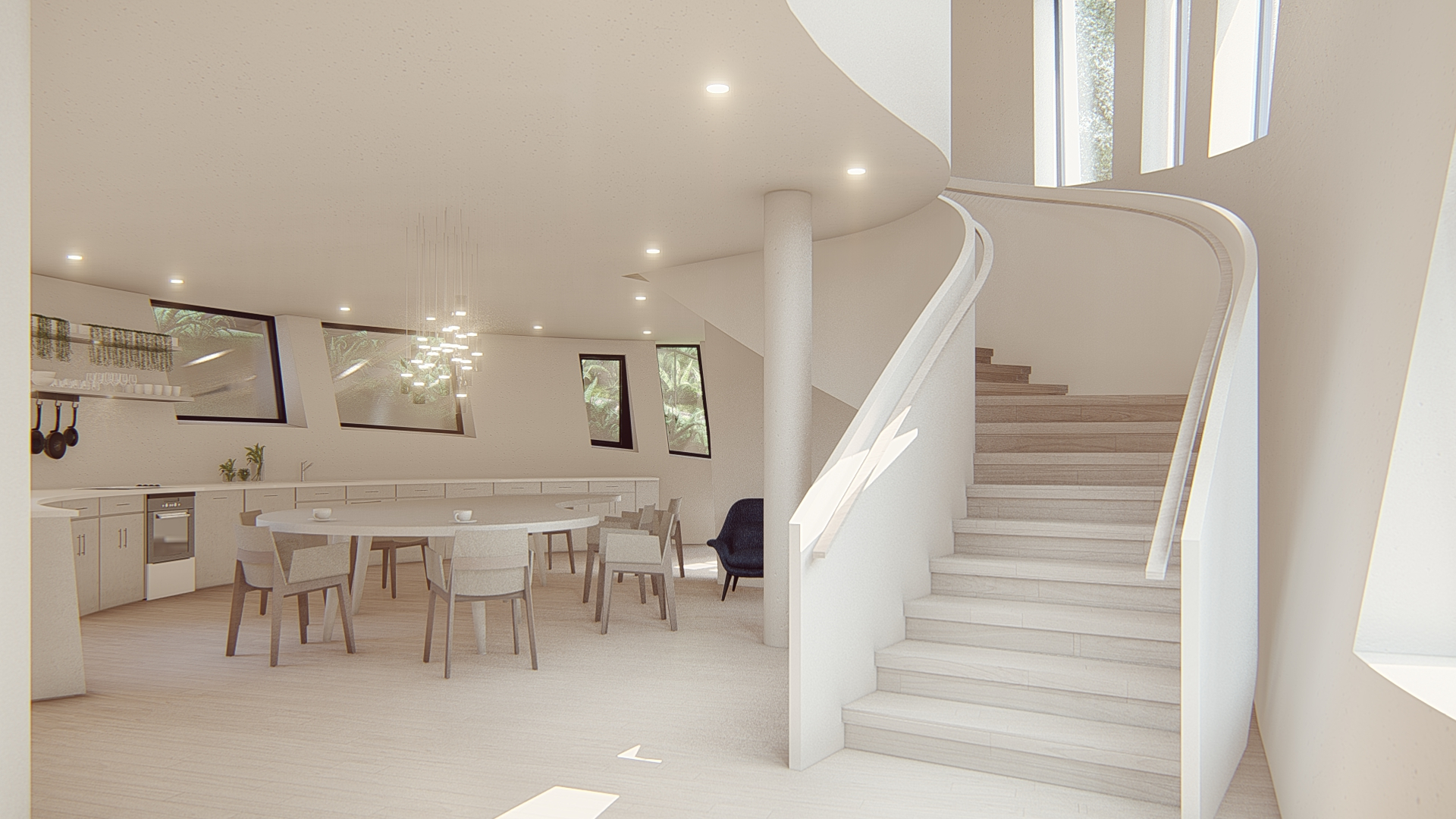 Expansive glazing will bring natural light into the building