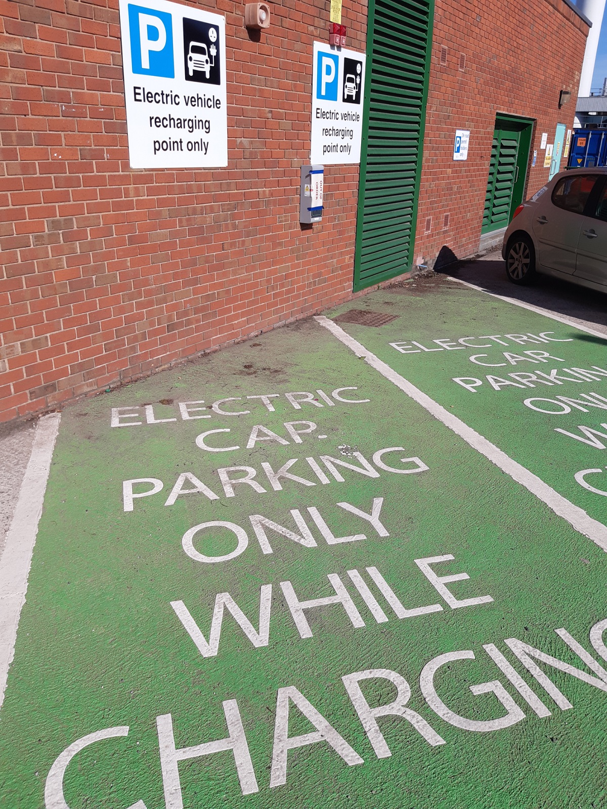 The Green Plan includes proposals to increase the number of electric vehicle charging points 