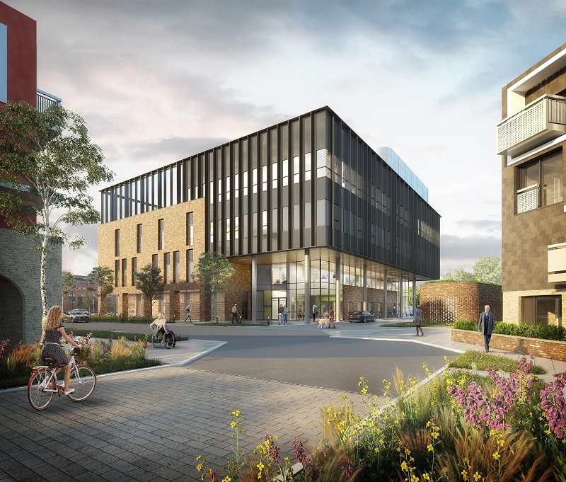 An artist's impression of the new eye hospital