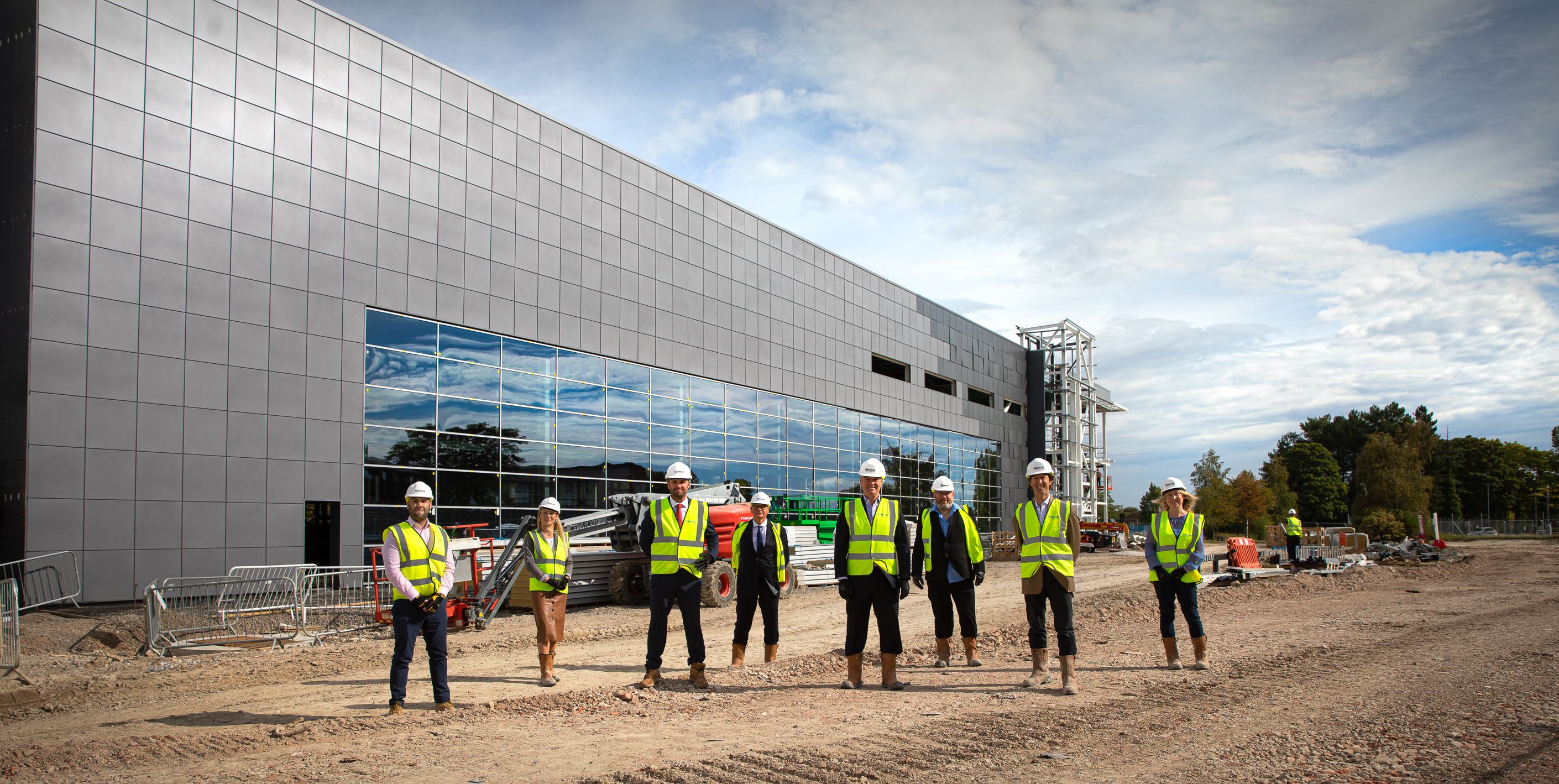 Work on the new vaccine centre in Abingdon began prior to planning permission being granted