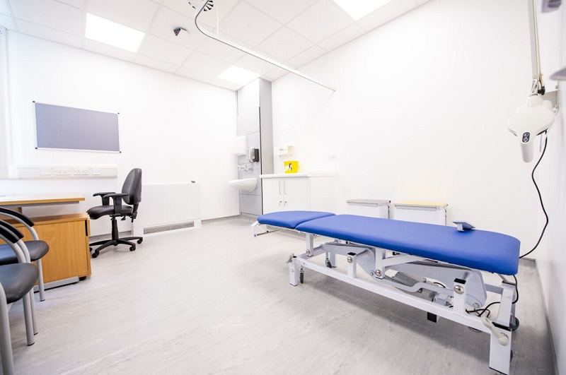 One of the consultation rooms at Foleshill Health Centre