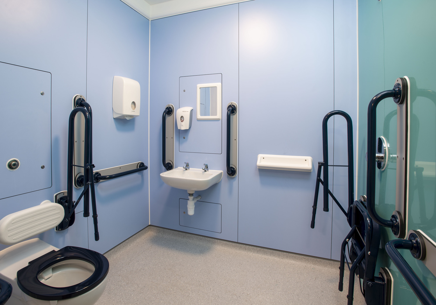 Each inpatient room has an en-suite bathroom