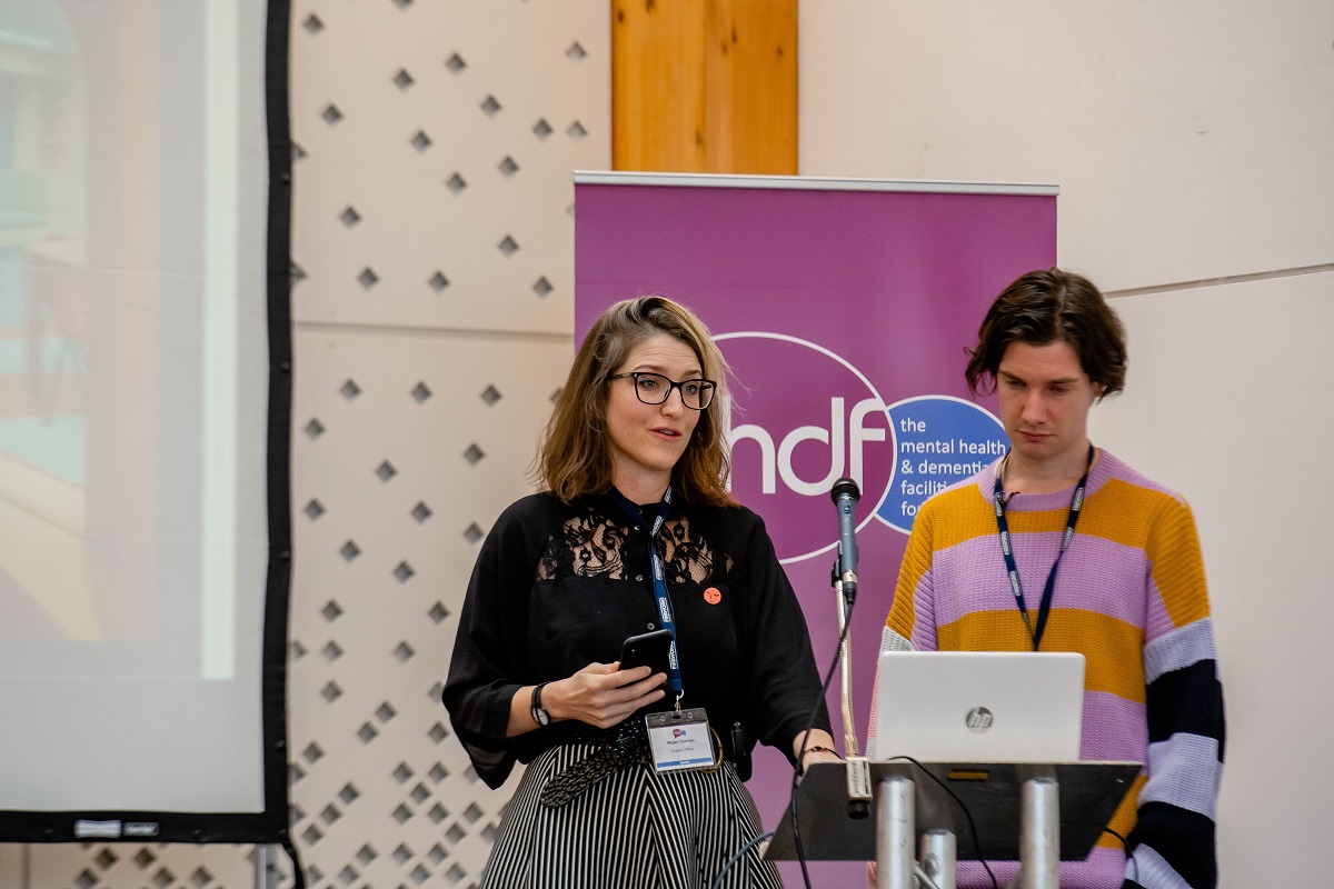 James Christian and Megan Charnley talked about their work on the new CAMHS unit in Edinburgh