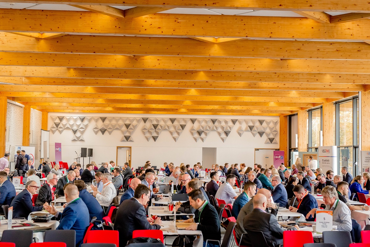 The networking event included three speaker sessions and dozens of meetings