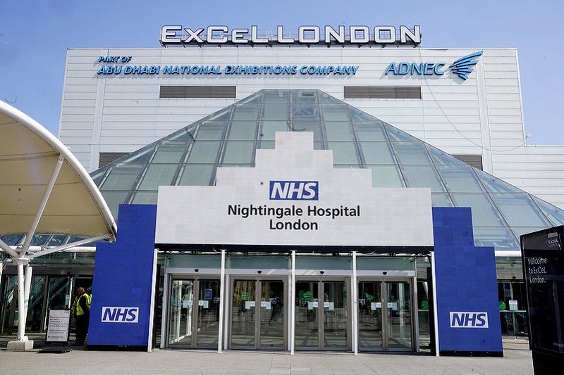 Eight new Nightingale hospitals are being planned. Pictured, Nightingale Hospital London (BDP)