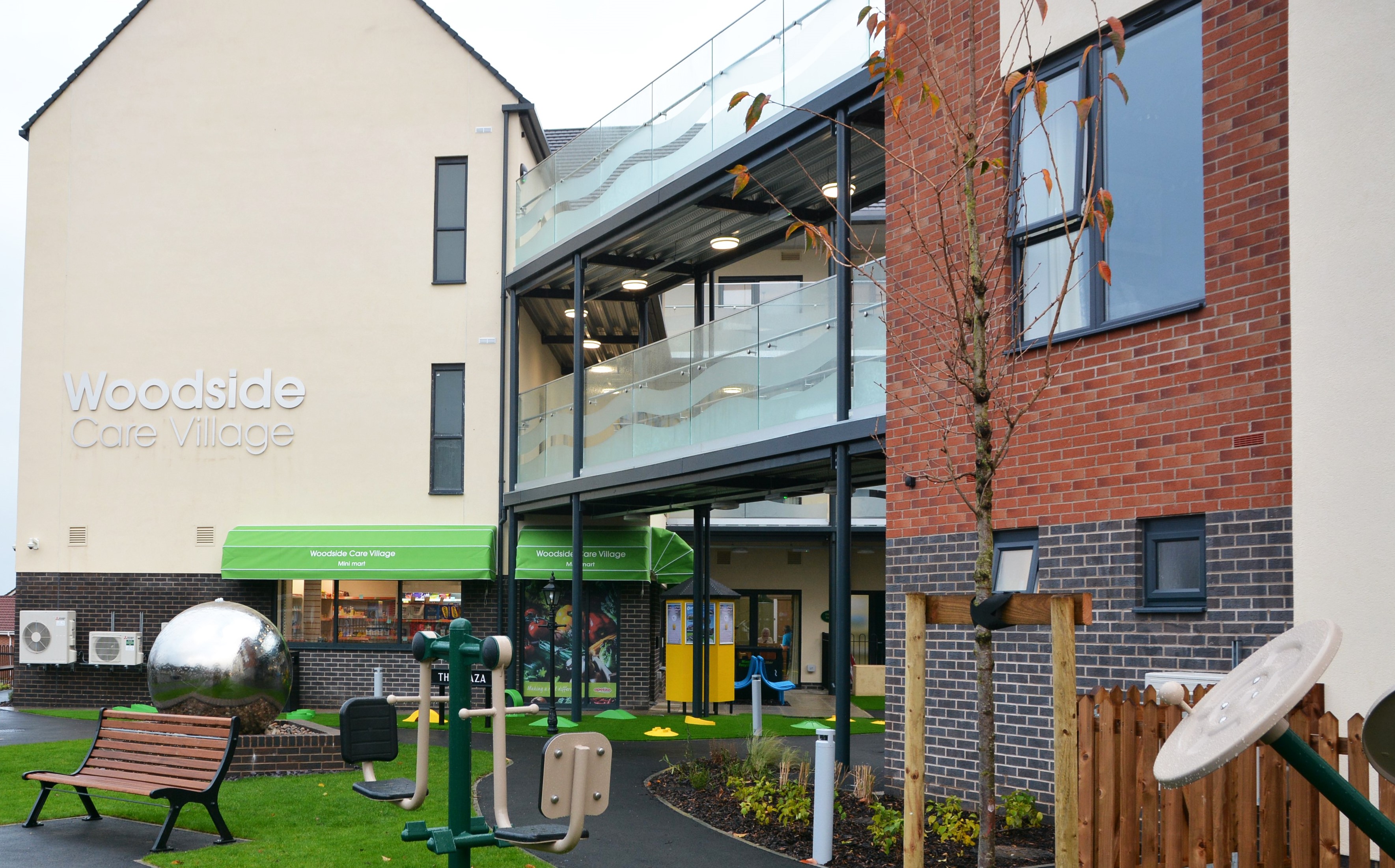 The award-winning Woodside Care Village provides homes for 72 adults