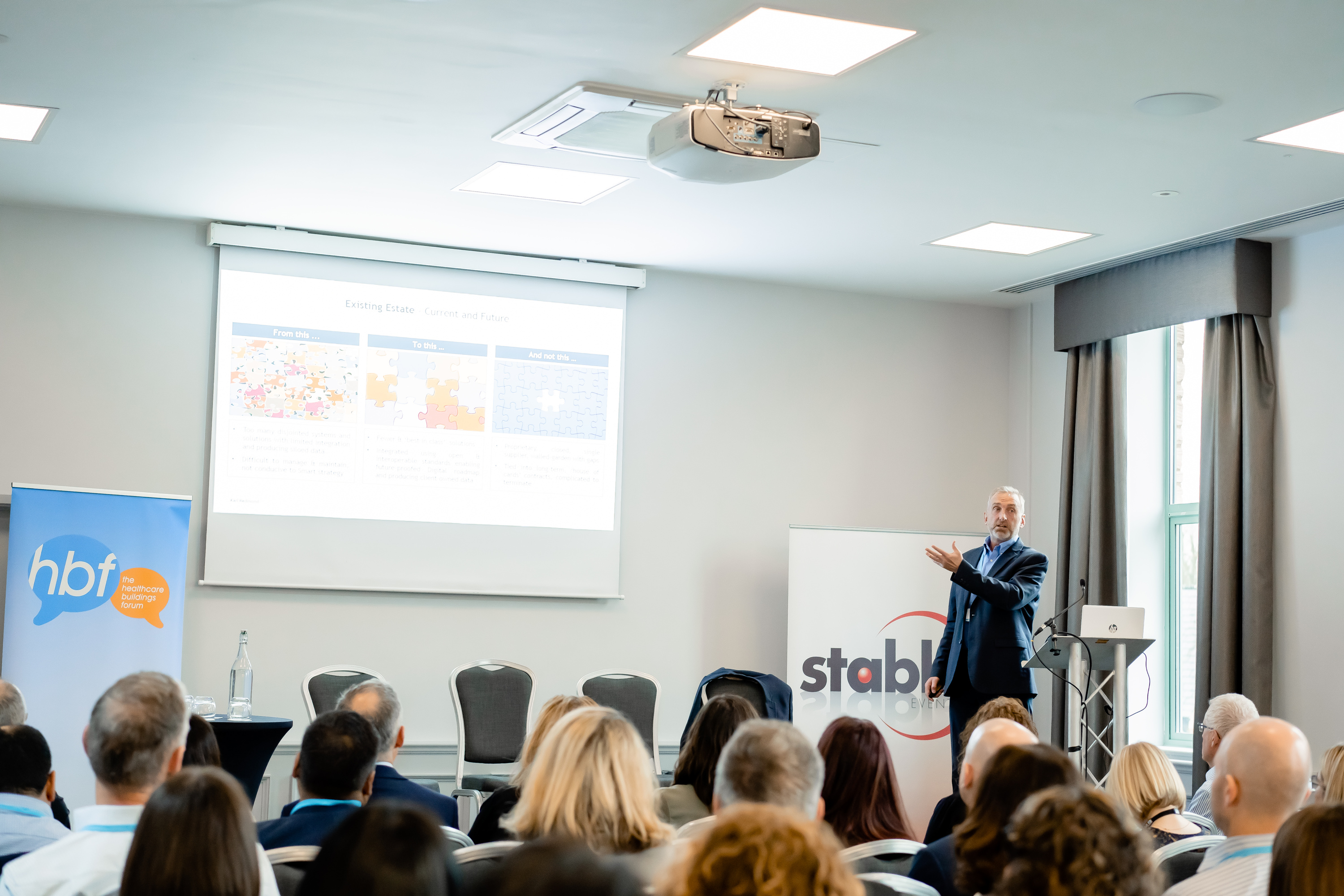 The event included three speaker sessions with industry leaders