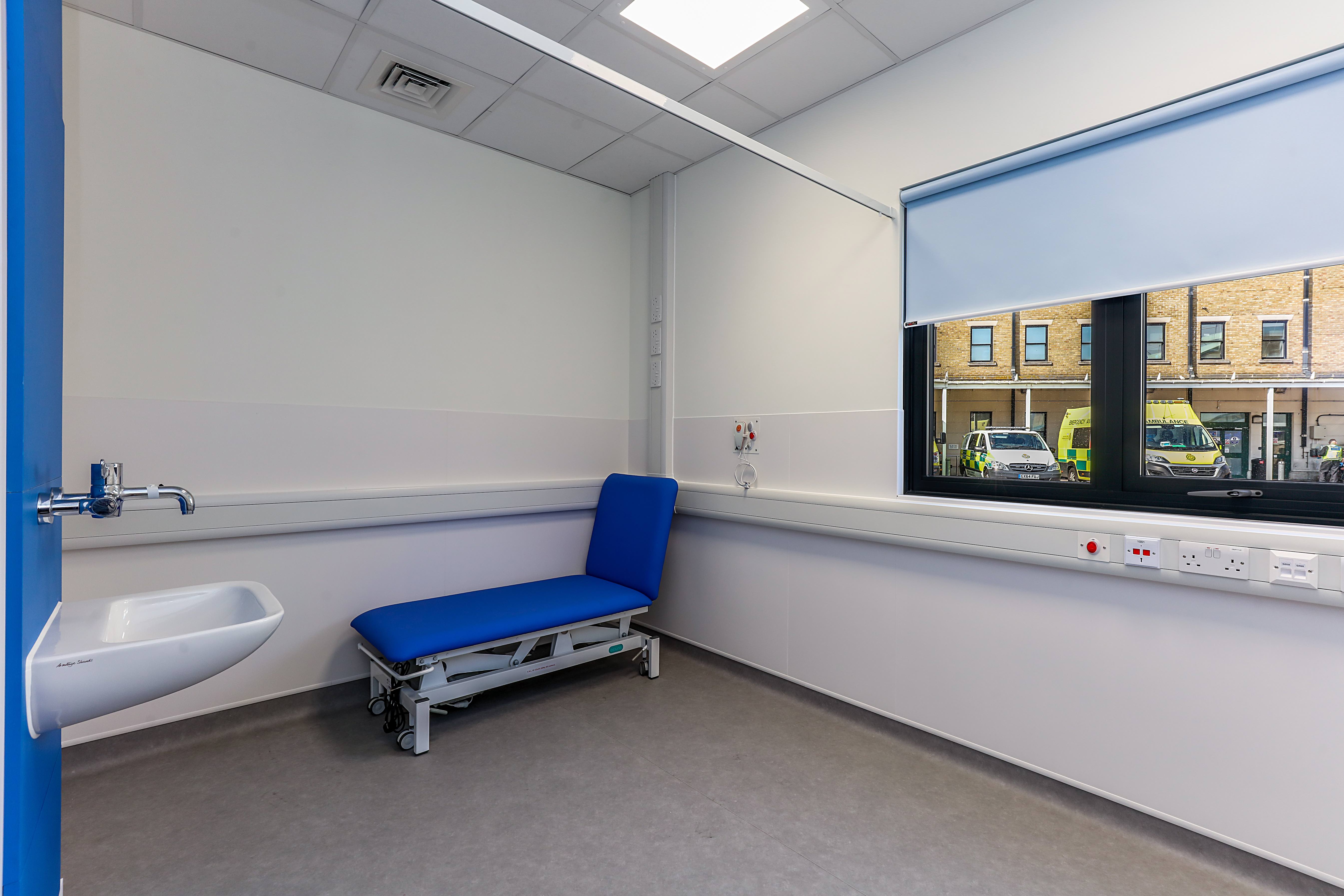 The new extension provides five treatment rooms 