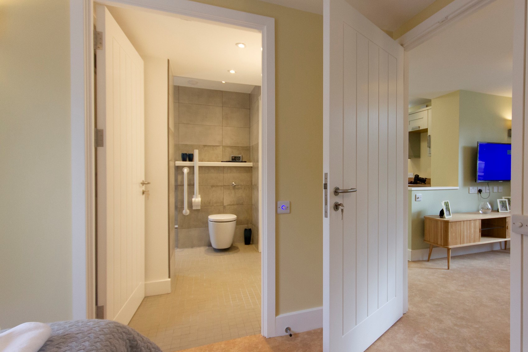 The guidance provides evidence for the use of specific colours in different areas