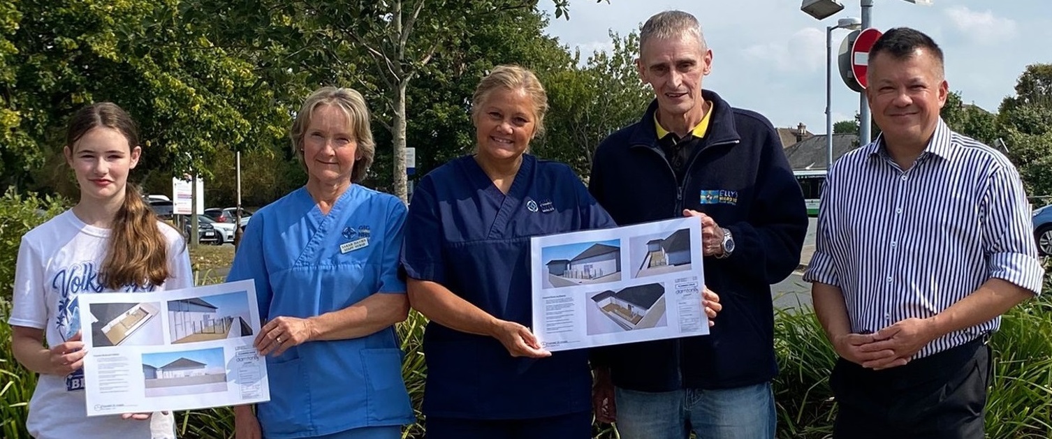 The garden was designed in conjunction with patients and staff