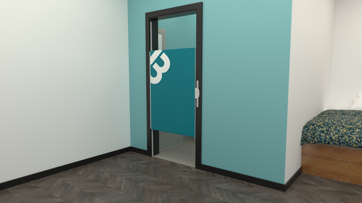 Balco's SoftDoor range uses a magentic system fully stitched and welded into a secure pocket