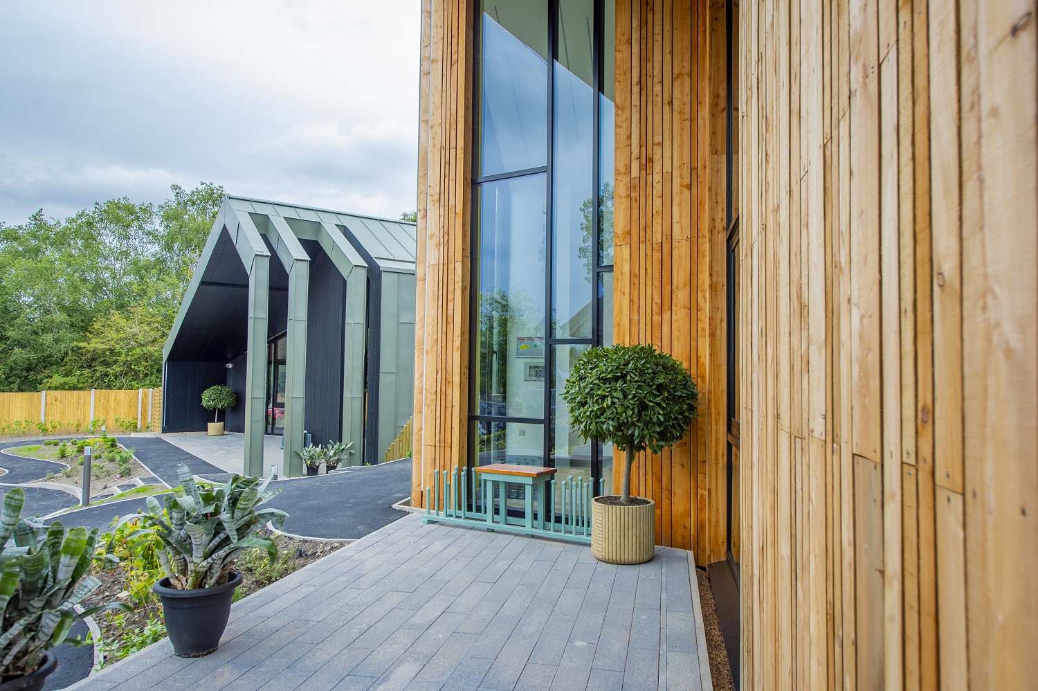 External spaces feature sensory and nature areas