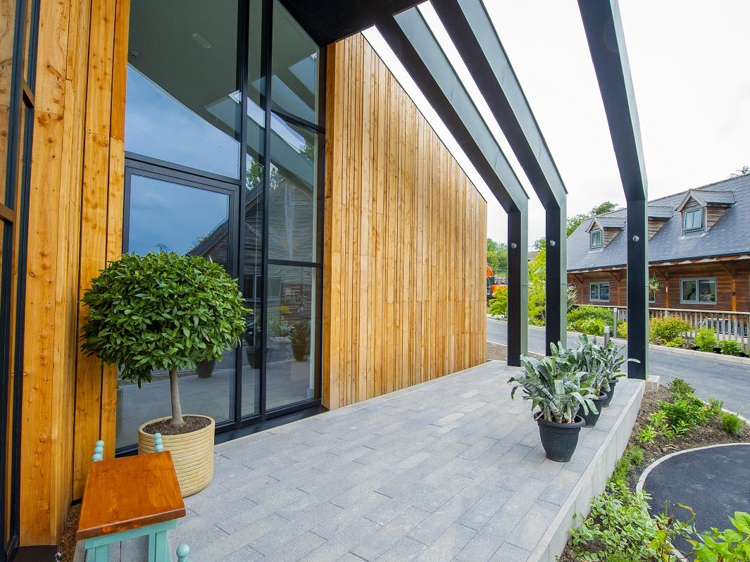 Internal and external spaces have been designed to support recovery and wellbeing