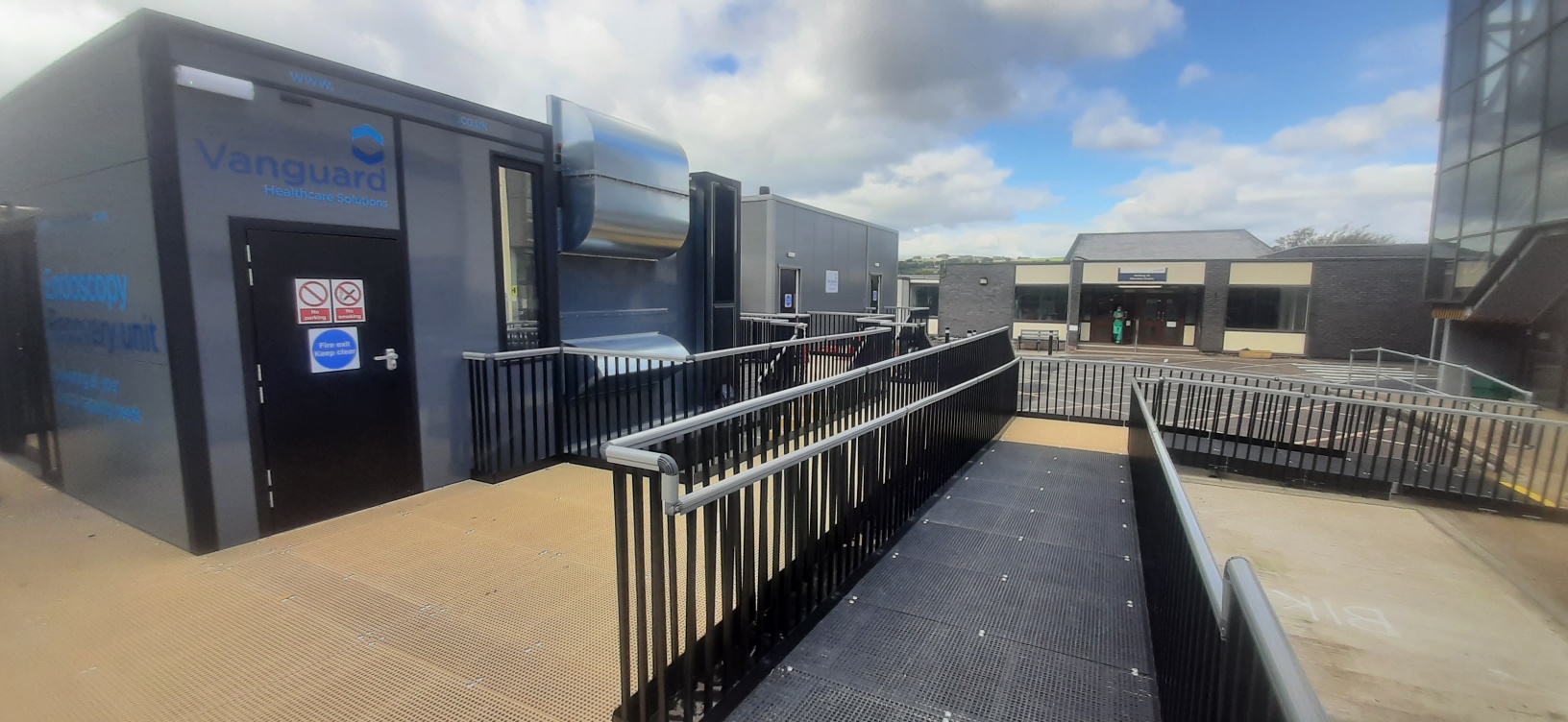 Mobile and modular units have been used to build the bespoke new endoscopy unit at Airedale Hospital