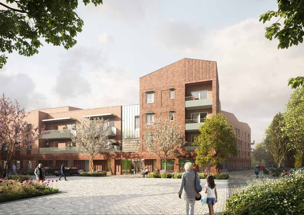 An artist's impression of the new care home