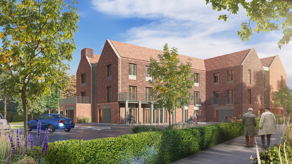 An artist's impression of the new care home