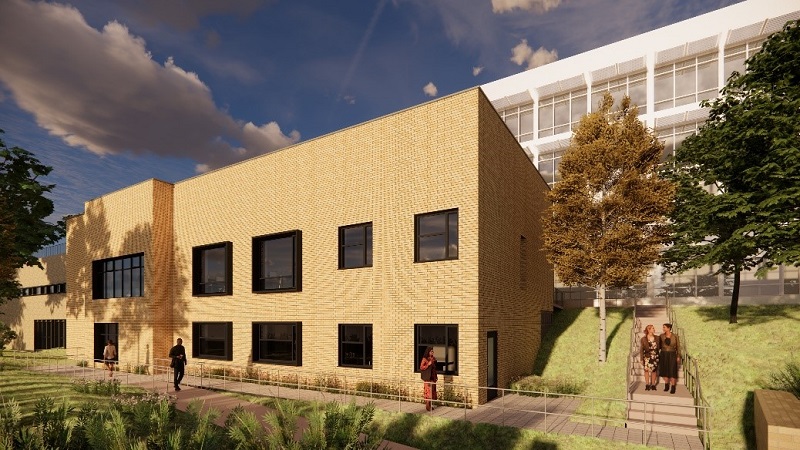 An artist's impression of the new breast cancer unit