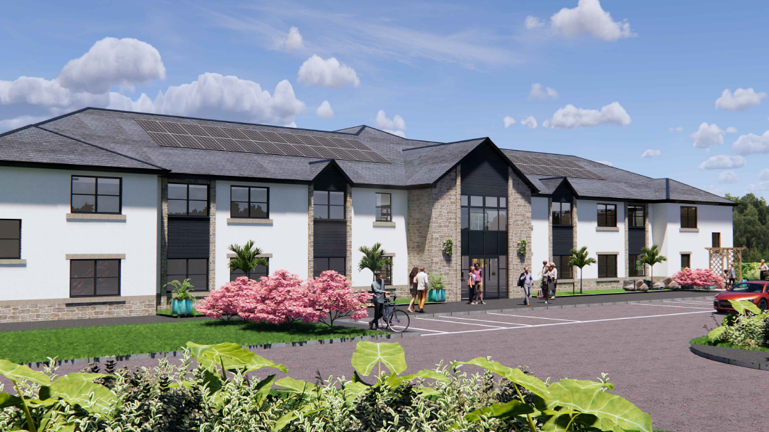 An artist's impression of the proposed new care home