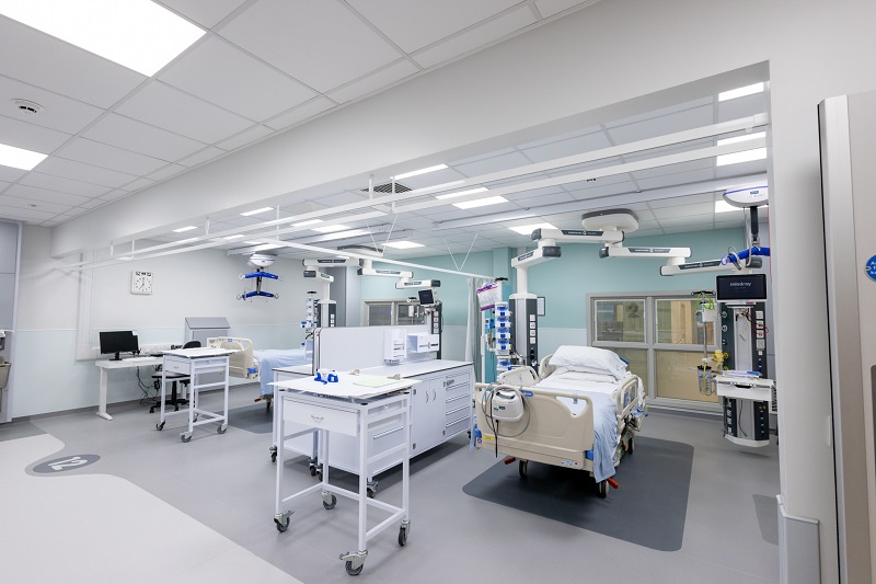 Contractors had to bring all materials in through a 2m x 2m doorway