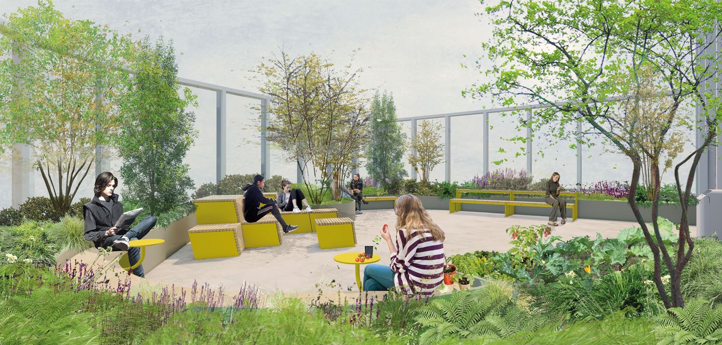 The Pears Maudsley Centre features water-retaining and SADS tech to defend against flooding.