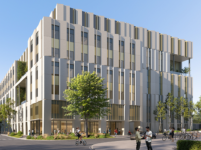 The new cancer hospital will combine clinical space with three ground-breaking research institutes