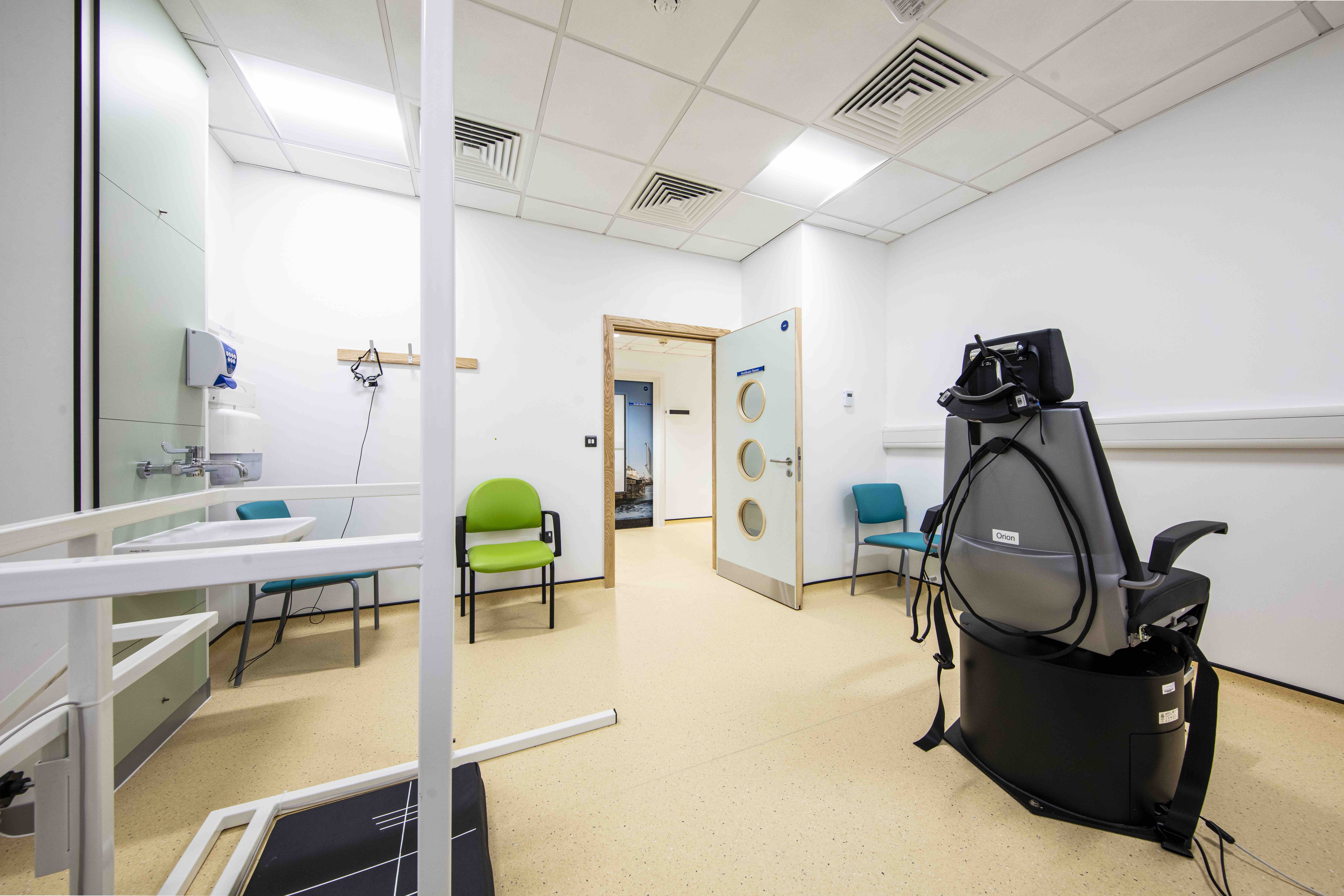 The centre has four purpose-built audilogy booths