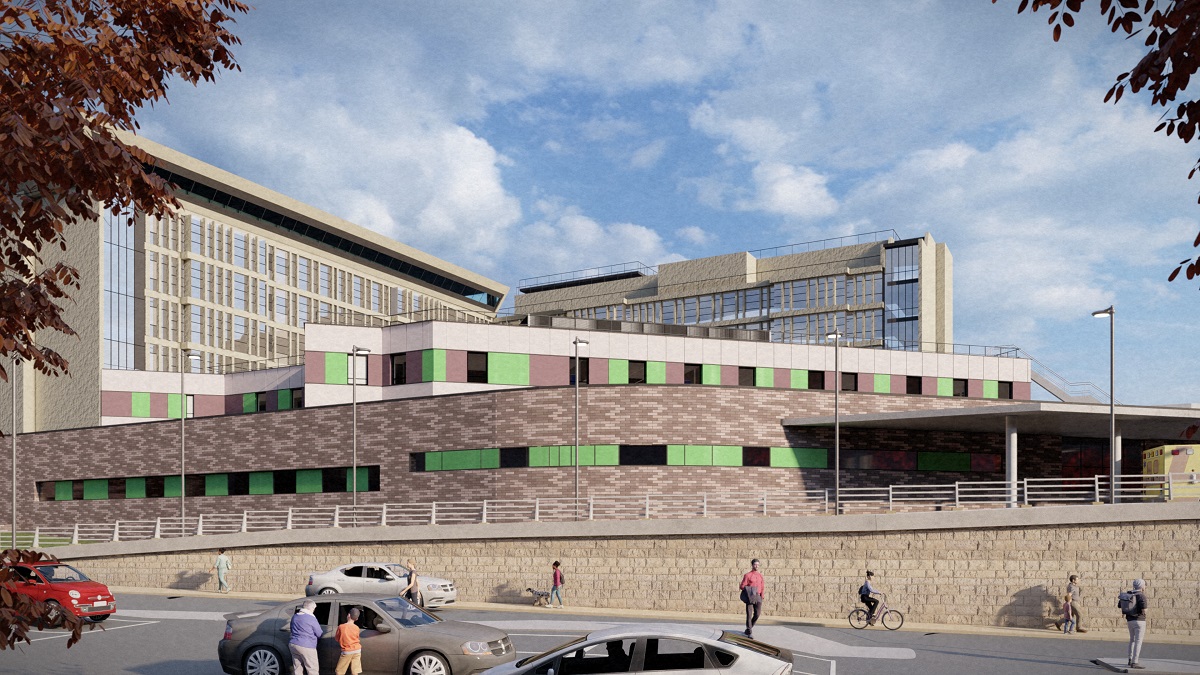 The development will take place in the heart of the hospital site