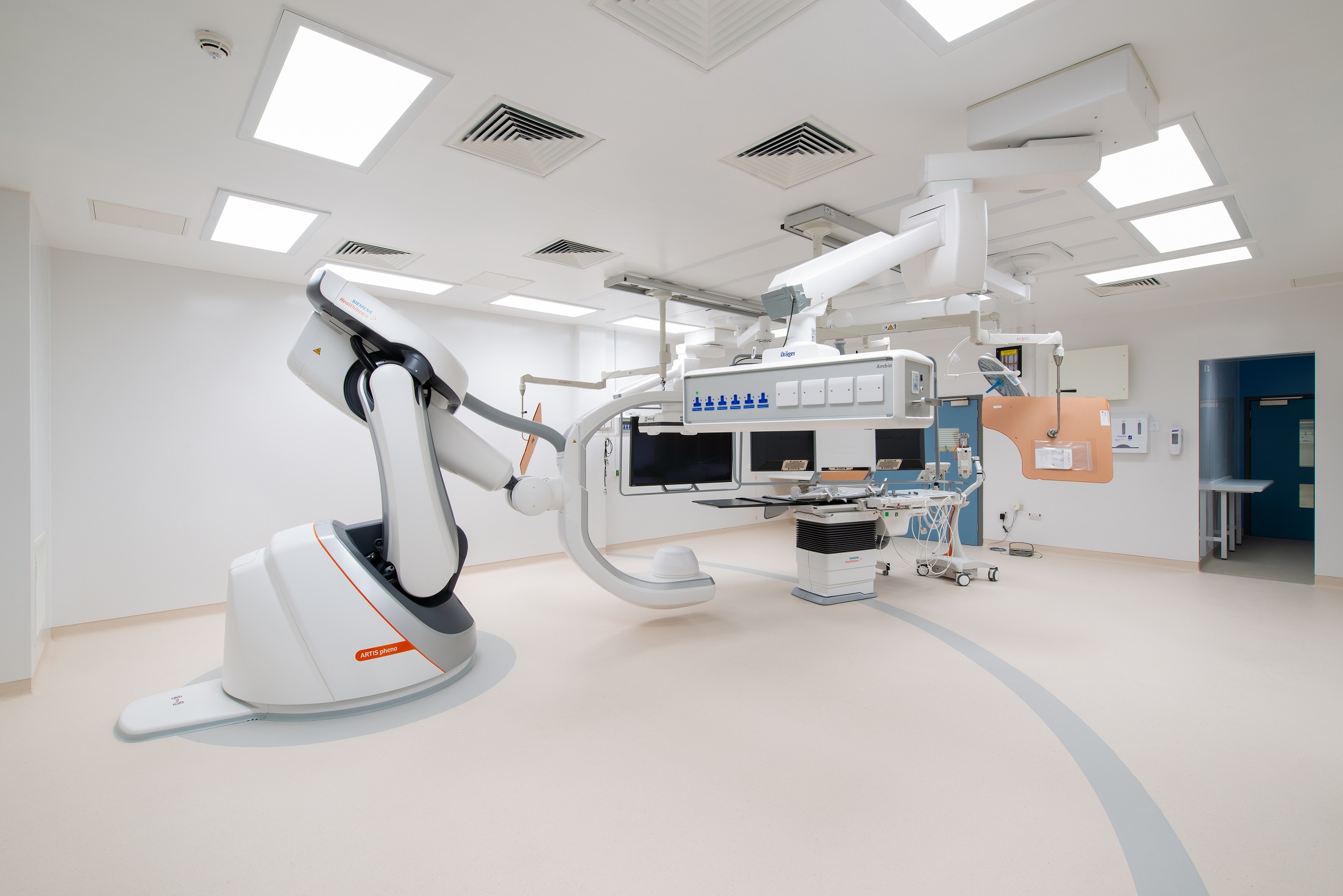 The work included the creation of hybrid operating theatres and a radiology department expansion