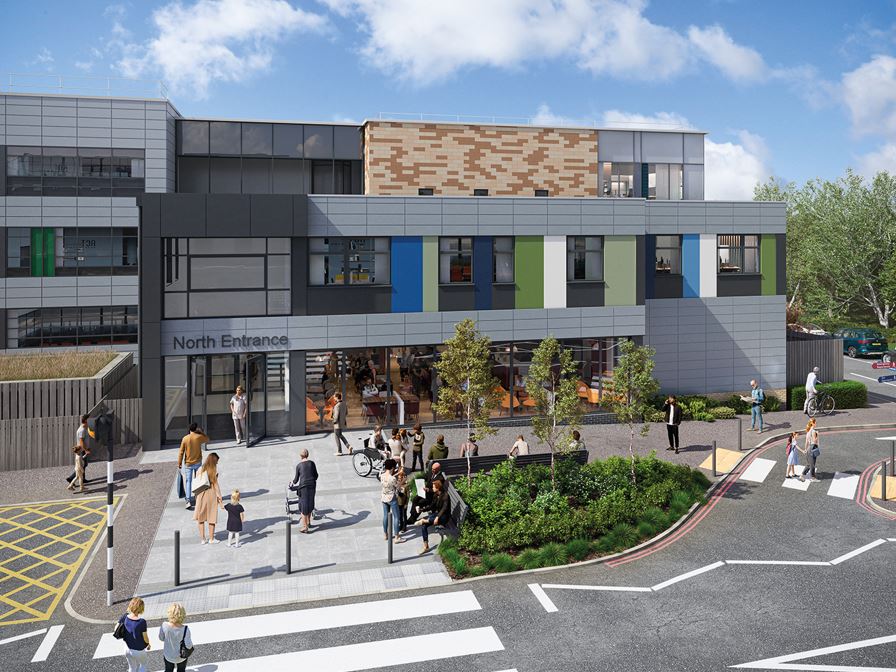 The project is part of the wider redevelopment of the hospital site