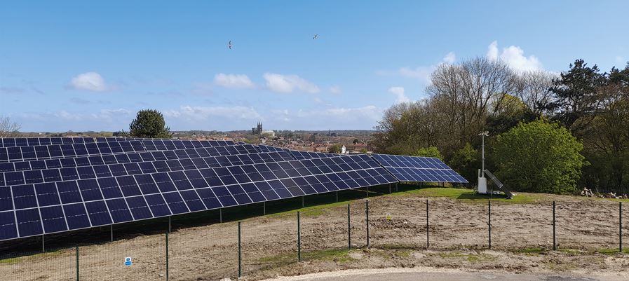 A 750Wp solar array will provide electricity for the hospital