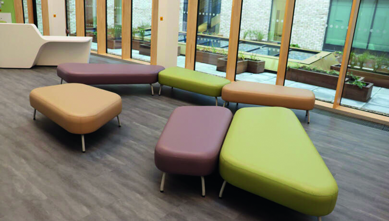 Modular seating solutions offer the chance to change spaces