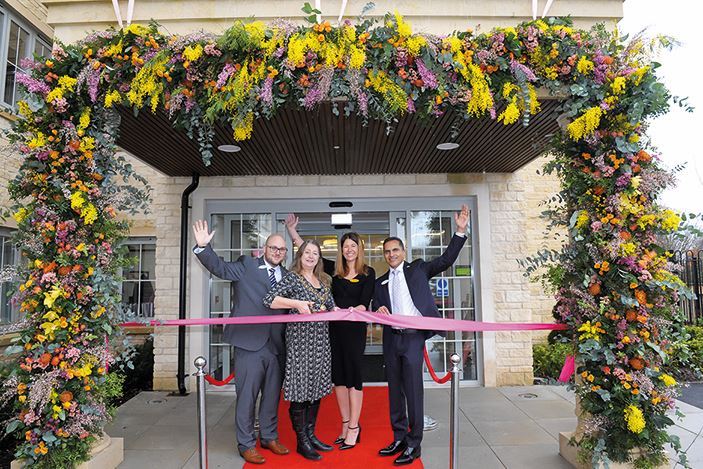 The Mayor of Bath, Councillor Dine Romero, officially open’s Hallmark Midford Manor