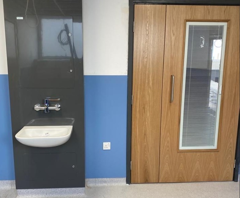 John Radcliffe Hospital Respiratory Ward 2020 ward refurbishment undertaken by Marcon Construction  